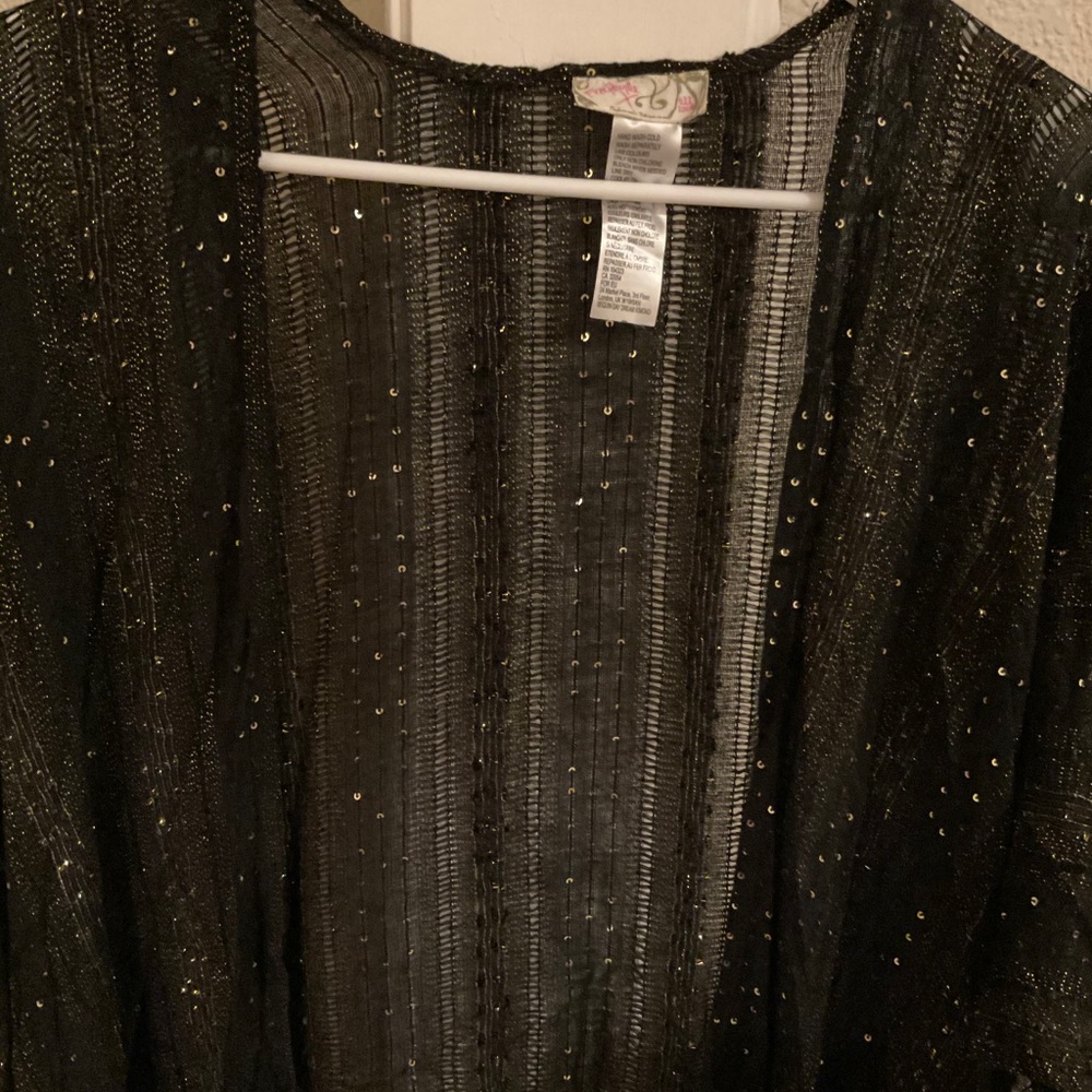 Free People sequin cardigan